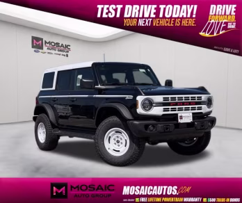 2026 Shadow Black Ford Bronco Heritage Edition 4X4 SUV