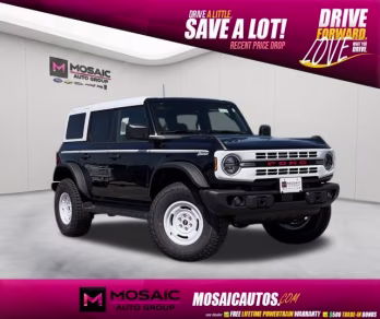 2026 Shadow Black Ford Bronco Heritage Edition 4X4 SUV