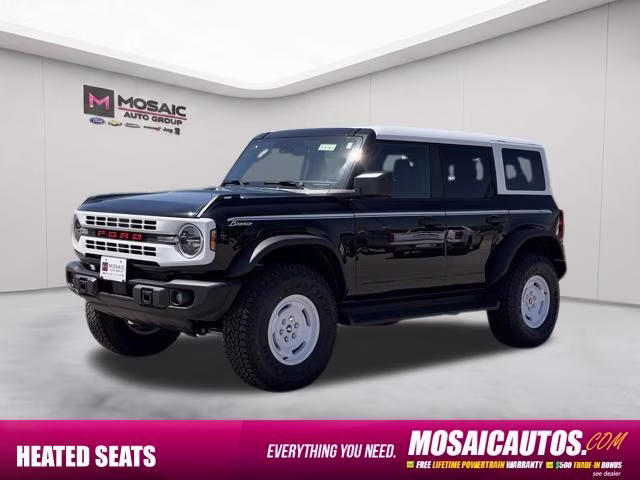 2026 Shadow Black Ford Bronco Heritage Edition 4X4 SUV
