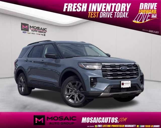 2026 Vapor Blue Metallic Ford Explorer Active 4X4 SUV