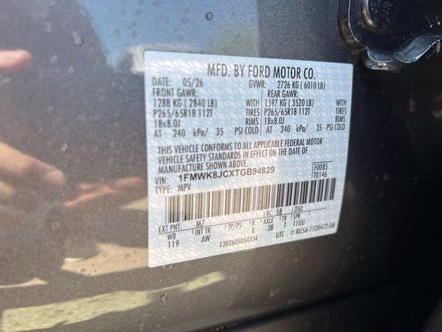 2026 Carbonized Gray Metallic Ford Explorer Tremor 4X4 SUV
