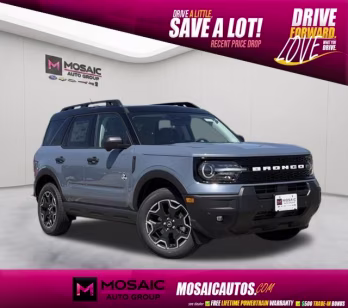 2026 Azure Gray Metallic Tri-Coat Ford Bronco Sport Outer Banks 4X4 SUV