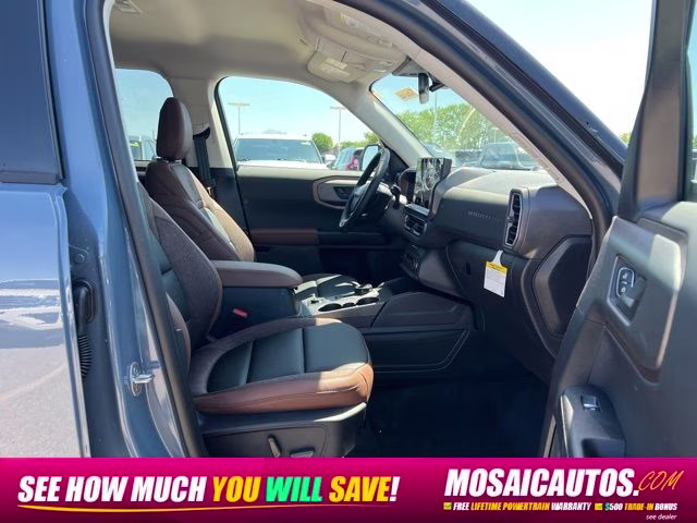 2026 Azure Gray Metallic Tri-Coat Ford Bronco Sport Outer Banks 4X4 SUV