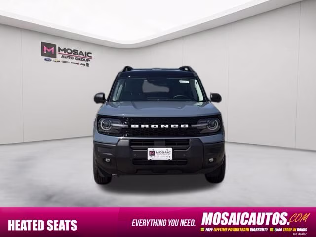 2026 Azure Gray Metallic Tri-Coat Ford Bronco Sport Outer Banks 4X4 SUV
