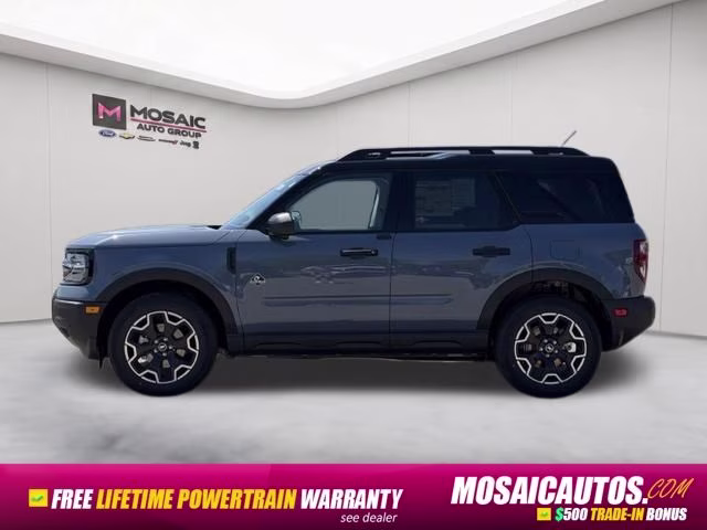 2026 Azure Gray Metallic Tri-Coat Ford Bronco Sport Outer Banks 4X4 SUV