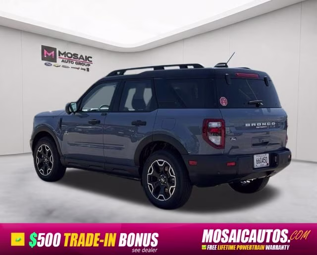 2026 Azure Gray Metallic Tri-Coat Ford Bronco Sport Outer Banks 4X4 SUV