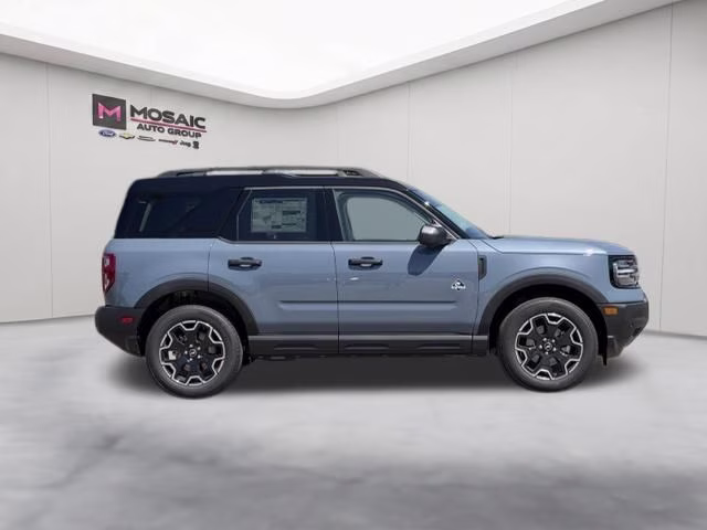2026 Azure Gray Metallic Tri-Coat Ford Bronco Sport Outer Banks 4X4 SUV