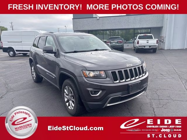 2014 Granite Crystal Metallic Clearcoat Jeep Grand Cherokee Limited 4X4 SUV