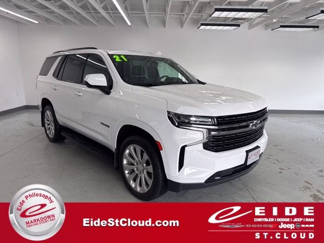 2021 Summit White Chevrolet Tahoe RST 4X4 SUV