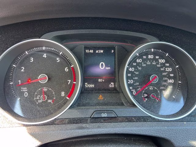 2020 Pure White Volkswagen Golf GTI 2.0T SE FWD Hatchback