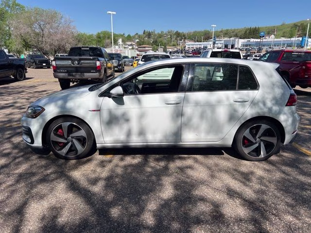 2020 Pure White Volkswagen Golf GTI 2.0T SE FWD Hatchback