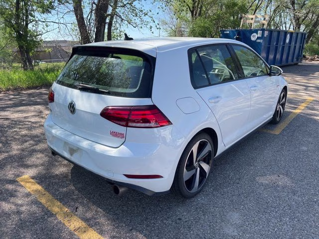 2020 Pure White Volkswagen Golf GTI 2.0T SE FWD Hatchback