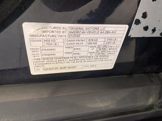 2022 Onyx Black GMC Yukon Denali 4X4 SUV