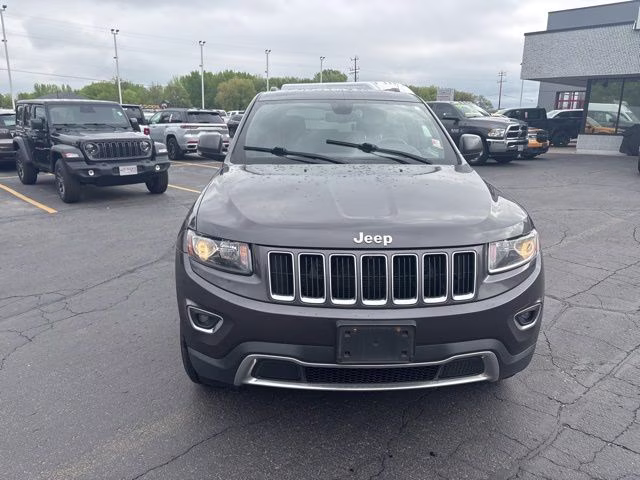 2014 Granite Crystal Metallic Clearcoat Jeep Grand Cherokee Limited 4X4 SUV