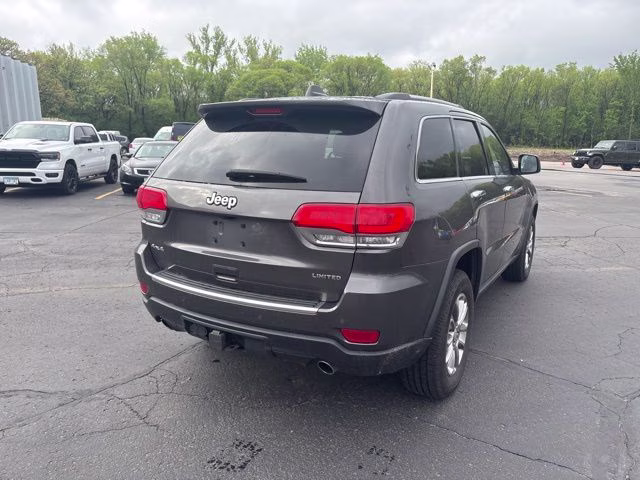 2014 Granite Crystal Metallic Clearcoat Jeep Grand Cherokee Limited 4X4 SUV