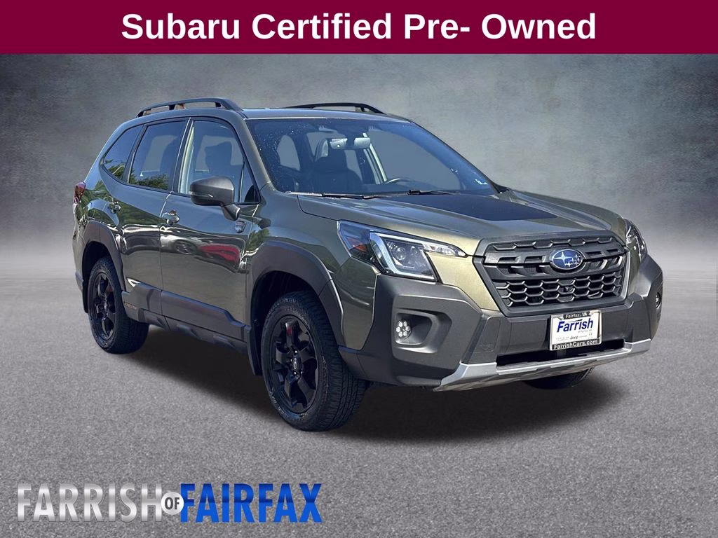 2024 Autumn Green Metallic Subaru Forester Wilderness AWD SUV