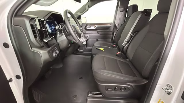 2025 Summit White Chevrolet Silverado 1500 LT 4X4 Truck