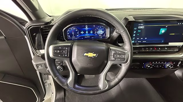 2025 Summit White Chevrolet Silverado 1500 LT 4X4 Truck
