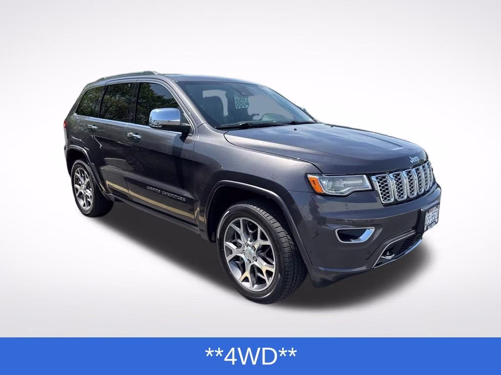 2021 Granite Crystal Metallic Clearcoat Jeep Grand Cherokee Overland 4X4 SUV