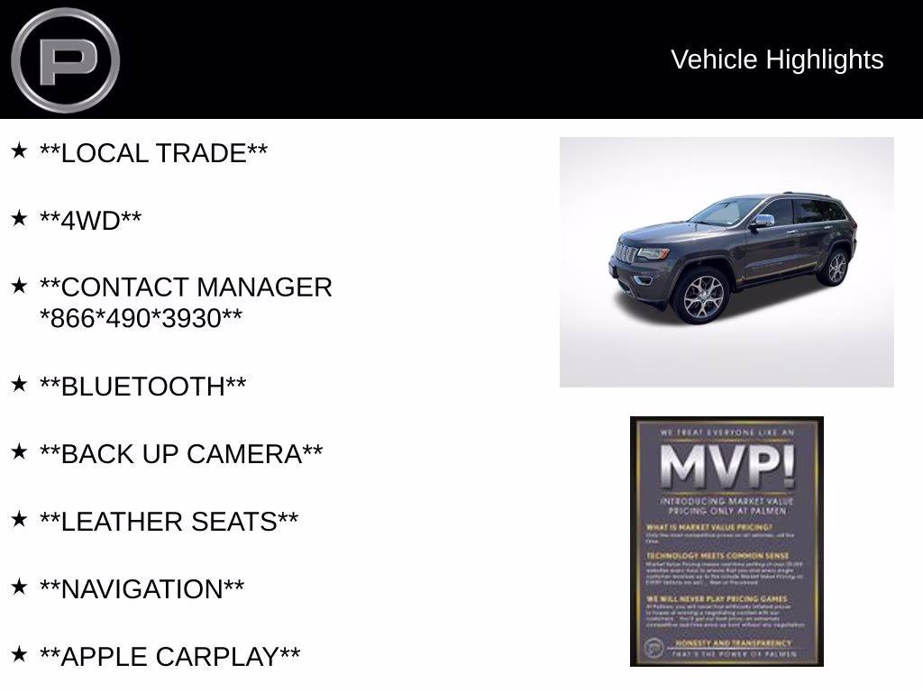 2021 Granite Crystal Metallic Clearcoat Jeep Grand Cherokee Overland 4X4 SUV