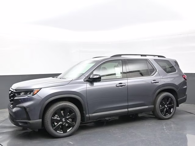 2025 Modern Steel Metallic Honda Pilot Black Edition AWD SUV