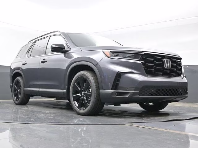 2025 Modern Steel Metallic Honda Pilot Black Edition AWD SUV