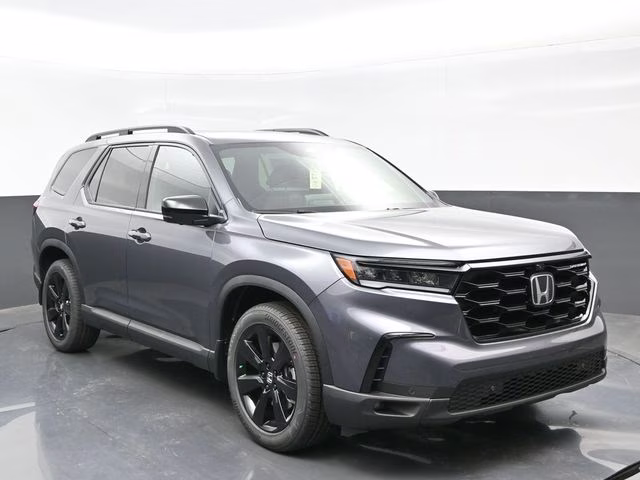 2025 Modern Steel Metallic Honda Pilot Black Edition AWD SUV