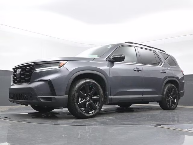 2025 Modern Steel Metallic Honda Pilot Black Edition AWD SUV