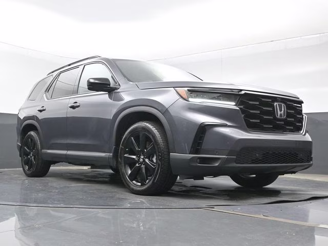 2025 Modern Steel Metallic Honda Pilot Black Edition AWD SUV
