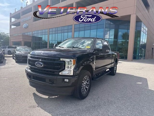 2022 Antimatter Blue Metallic Ford Super Duty F-250 SRW LARIAT Crew Cab Pickup 4X4 Truck