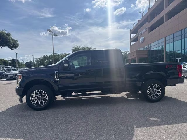 2022 Antimatter Blue Metallic Ford Super Duty F-250 SRW LARIAT Crew Cab Pickup 4X4 Truck