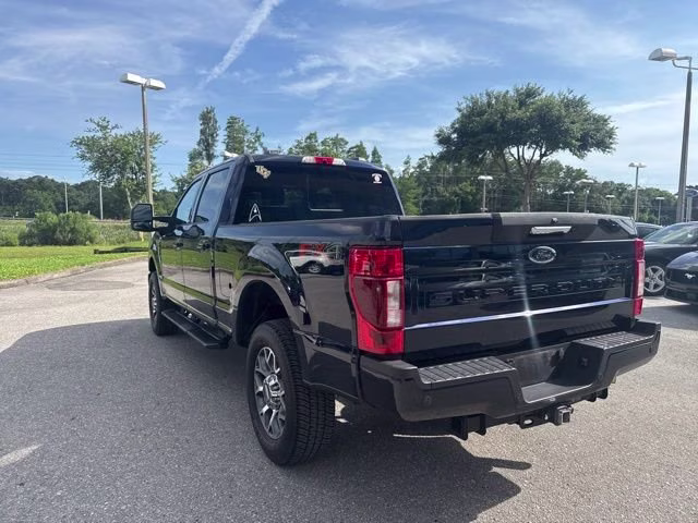 2022 Antimatter Blue Metallic Ford Super Duty F-250 SRW LARIAT Crew Cab Pickup 4X4 Truck
