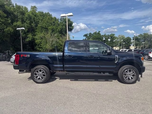 2022 Antimatter Blue Metallic Ford Super Duty F-250 SRW LARIAT Crew Cab Pickup 4X4 Truck