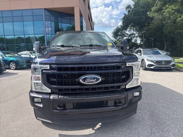 2022 Antimatter Blue Metallic Ford Super Duty F-250 SRW LARIAT Crew Cab Pickup 4X4 Truck