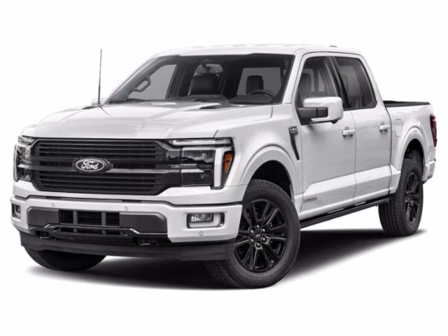 2025 Space White Metallic Ford F-150 Platinum Crew Cab Pickup 4X4 Truck