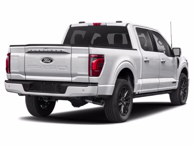 2025 Space White Metallic Ford F-150 Platinum Crew Cab Pickup 4X4 Truck
