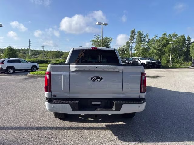 2025 Space White Metallic Ford F-150 Platinum Crew Cab Pickup 4X4 Truck