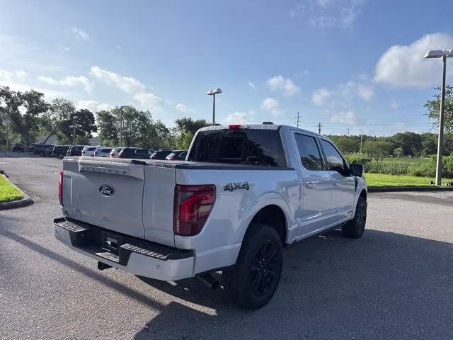 2025 Space White Metallic Ford F-150 Platinum Crew Cab Pickup 4X4 Truck