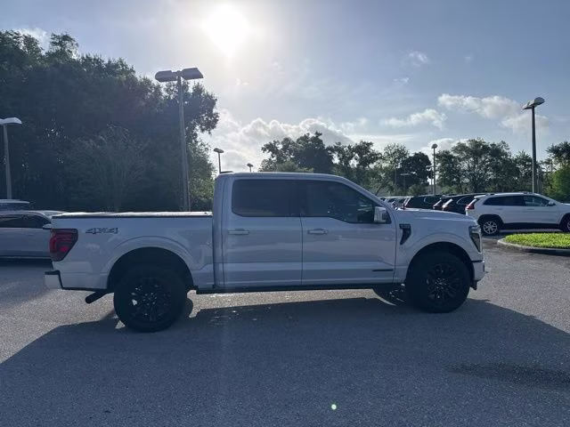 2025 Space White Metallic Ford F-150 Platinum Crew Cab Pickup 4X4 Truck