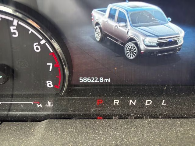 2022 Orange Ford Maverick Lariat AWD Truck