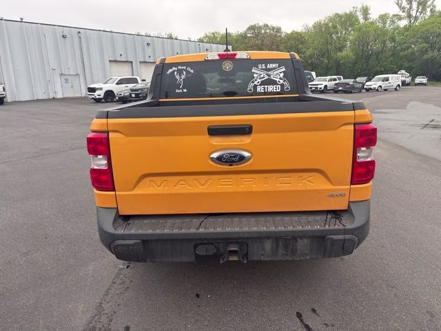 2022 Orange Ford Maverick Lariat AWD Truck