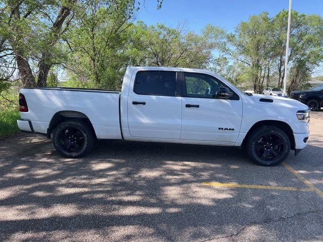 2023 Bright White Clearcoat Ram 1500 Big Horn 4X4 Truck