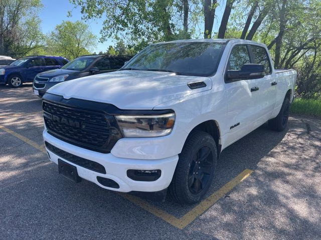 2023 Bright White Clearcoat Ram 1500 Big Horn 4X4 Truck