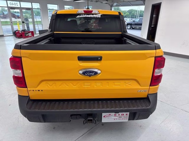 2022 Cyber Orange Tricoat Metallic Ford Maverick Lariat AWD Truck