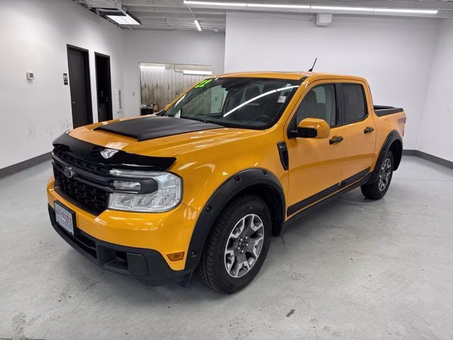 2022 Cyber Orange Tricoat Metallic Ford Maverick Lariat AWD Truck