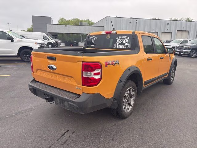 2022 Orange Ford Maverick Lariat AWD Truck