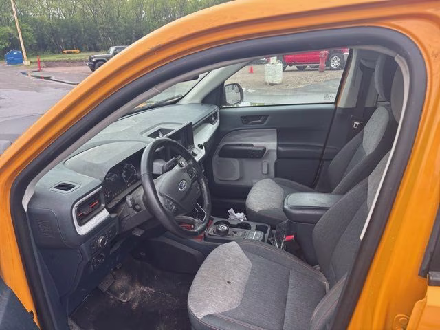 2022 Orange Ford Maverick Lariat AWD Truck