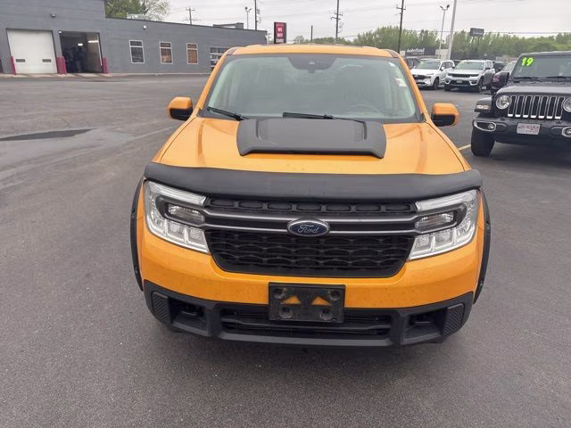 2022 Orange Ford Maverick Lariat AWD Truck
