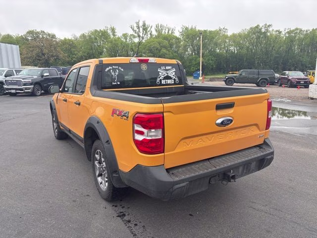 2022 Orange Ford Maverick Lariat AWD Truck