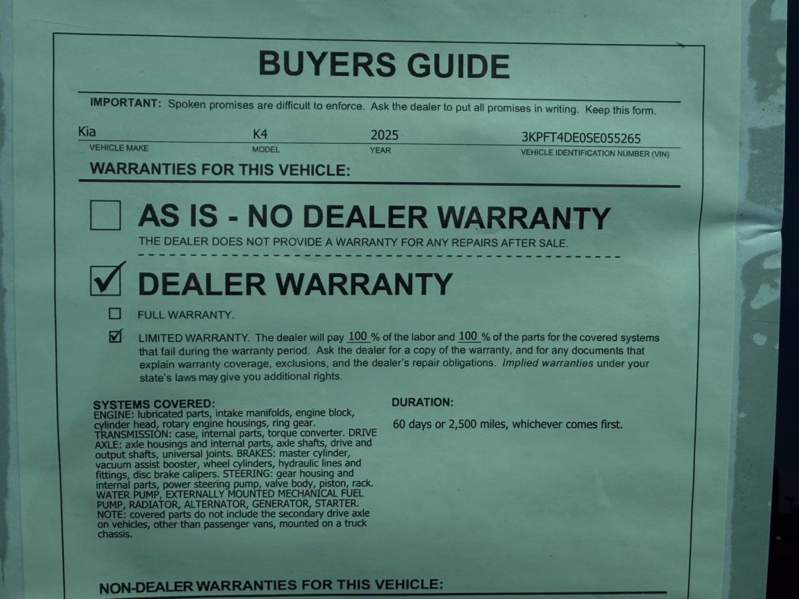 2025 Steel Gray Kia K4 LXS FWD Sedan
